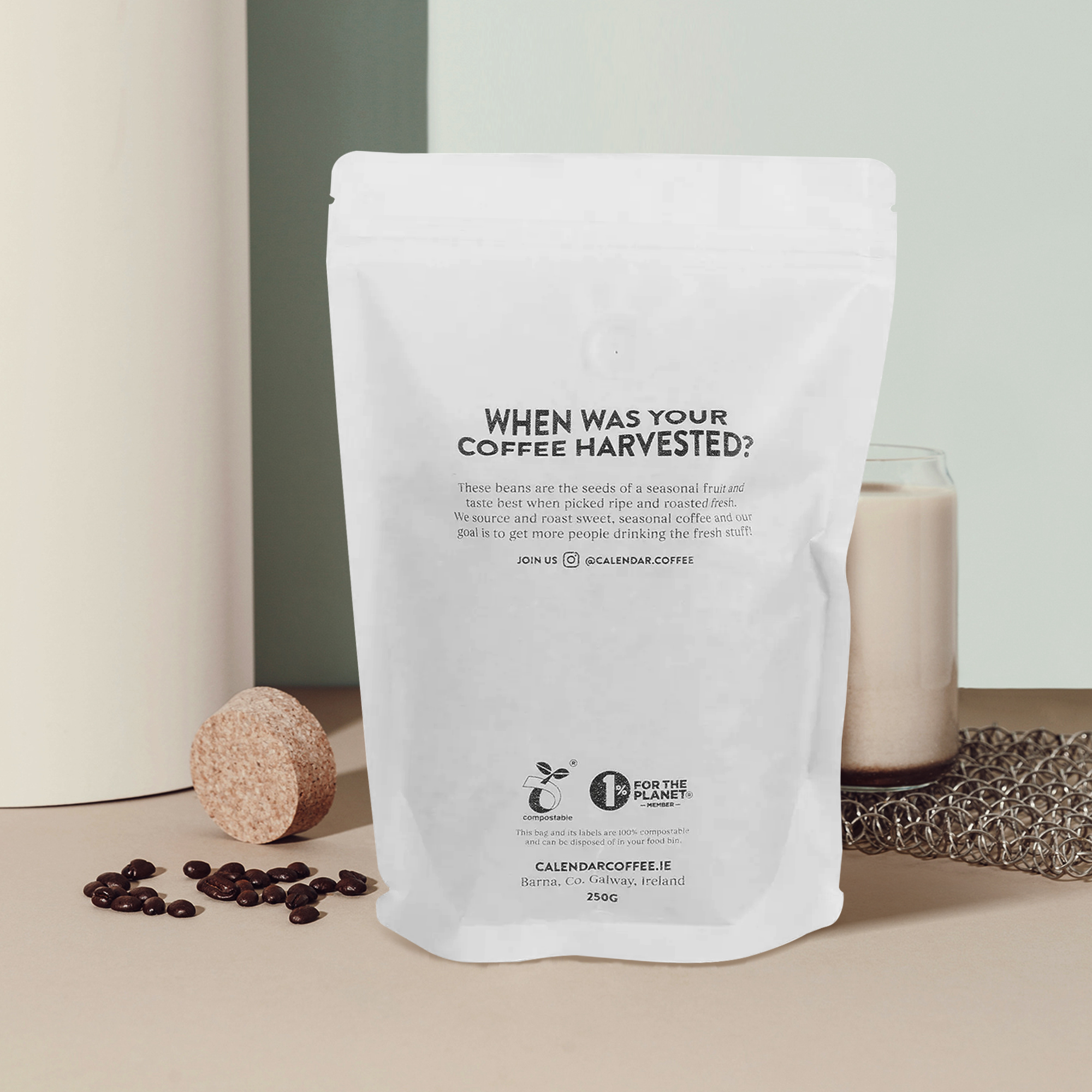 Le café organique sûr de nourriture de barrière élevée met en sac l'emballage soutenable fait à partir du matériel compostable