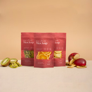 Concevez en fonction du client la pochette de stratification mate de papier d'emballage pour les fruits secs