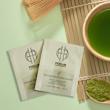 Sacs d'emballage &agrave; capsules plates recycl&eacute;s post-consommation-PCR-3-Side-Seal