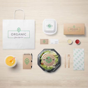 Sac en papier kraft biodégradable conçu Solutions d'emballage alimentaire personnalisé