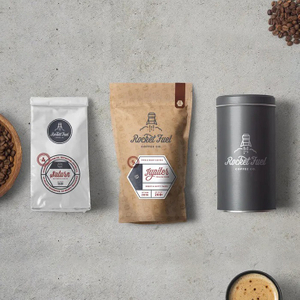 Emballage recyclé après le consommateur pour le café spécialisé