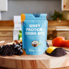 Sachets barrière en plastique à base de plantes bon marché avec fermeture éclair pour protéines de lactosérum