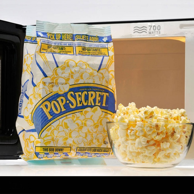 Microwavable Sacle en papier recyclé Sac pop-corn au micro-ondes