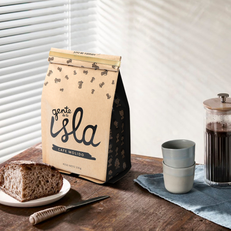 Sac de café 100 % compostable