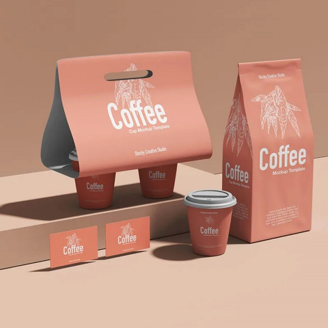 Imprimez numériquement 100 sacs de café miniatures d'échantillon de taille personnalisée compostables de 2 onces