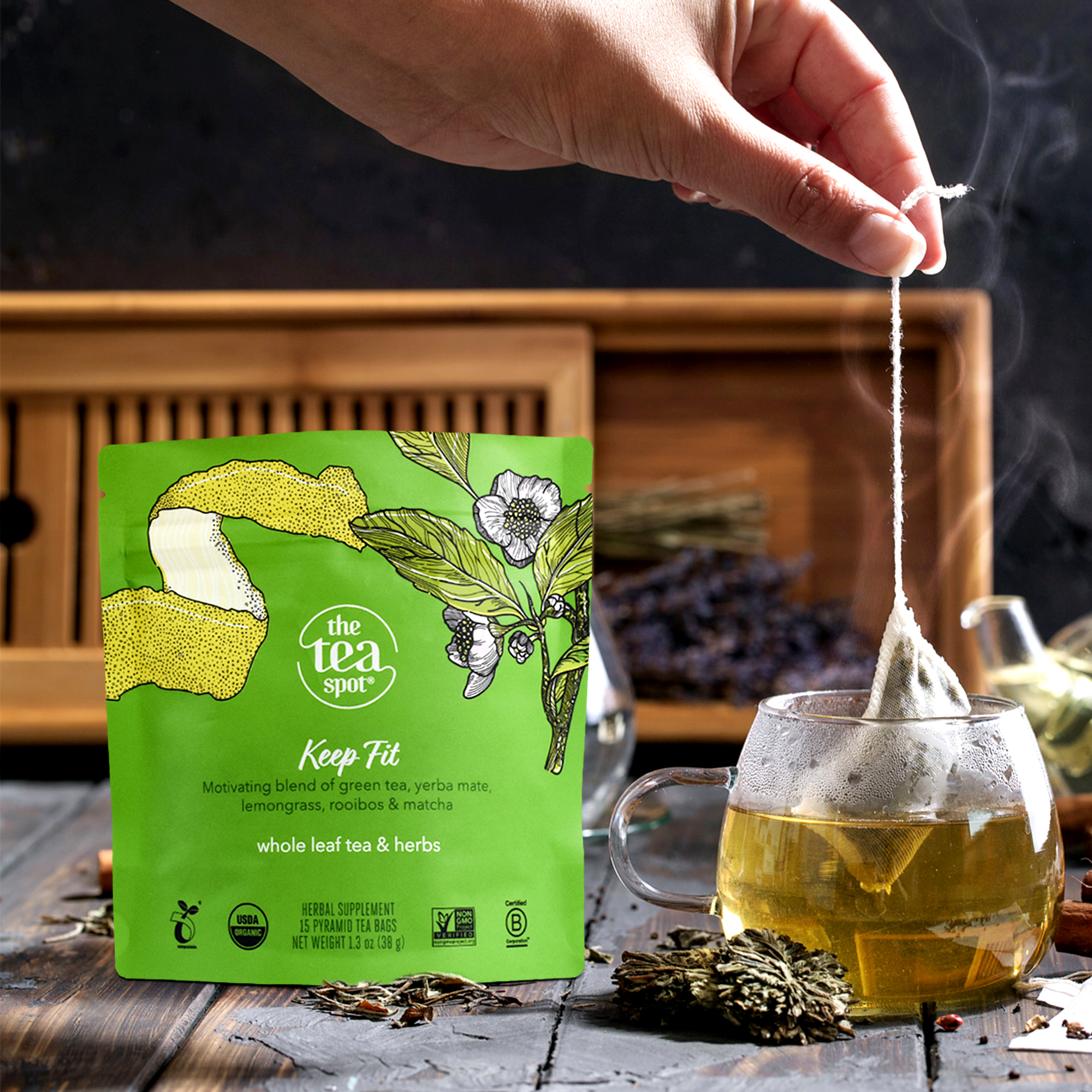 Sachet de thé compostable