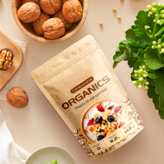 Sacs de granola recyclés post-consommation (PCR)