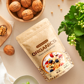 Sacs de granola recyclés post-consommation (PCR)