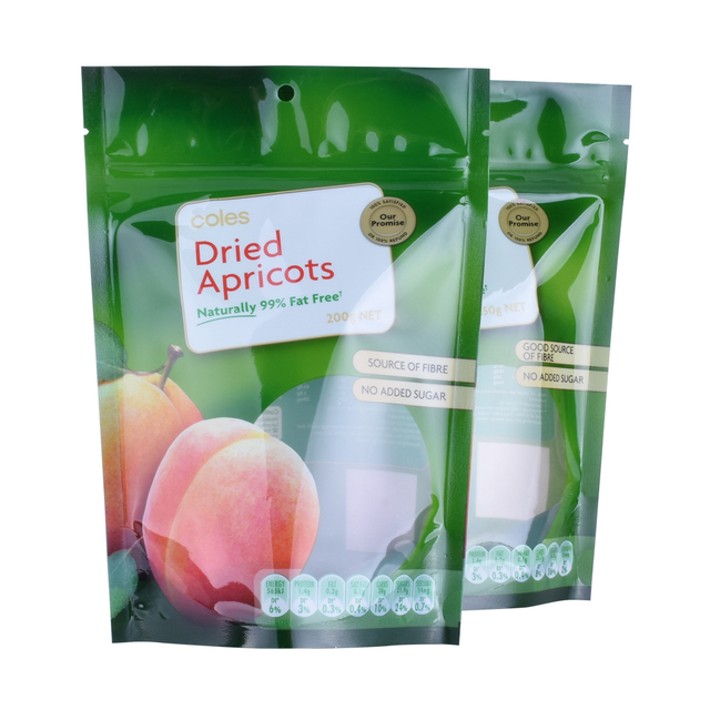 Sachets d'emballage de fruits secs biodégradables