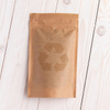 Sac à noix mélangée à étage à l'humidité laminée naturellement avec fenêtre avec fenêtre