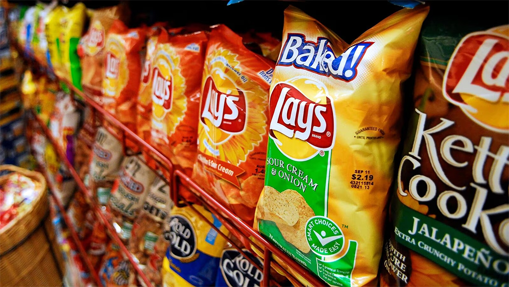 sachets individuels de chips