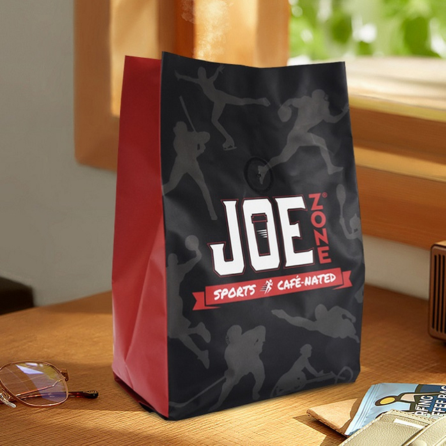 Sacs à café en feuille de papier recyclable personnalisé avec vanne