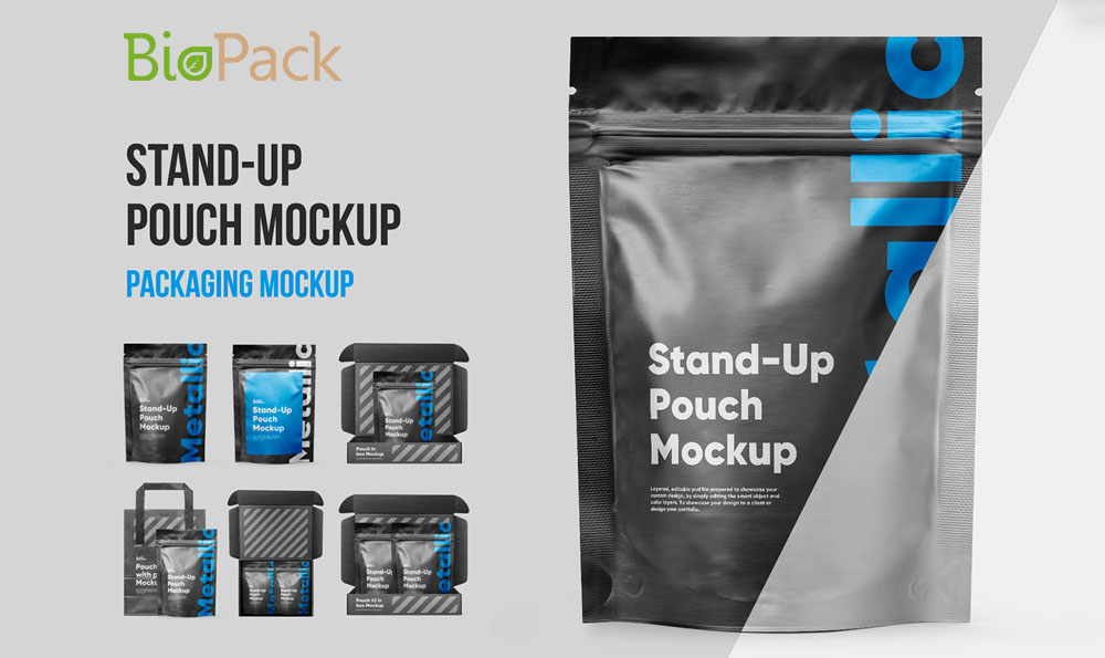 emballage en sachet debout