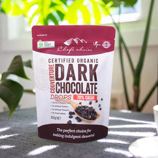 Sacs recyclables écologiques en gros d'emballage de sucrerie de 100% avec la tirette