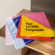 enveloppes personnalisées 100 % compostables à la maison