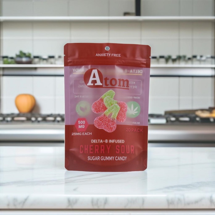 Emballage gommeux refermable de Cbd de poche gommeuse faite sur commande d'ours