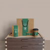 Emballage de café recyclable de conception de marque personnalisée vide pour le commerce électronique