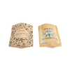Pochette d'emballage de graines de cannabis Cbd de mauvaises herbes recyclables personnalisées avec fermeture à glissière à l'épreuve des enfants