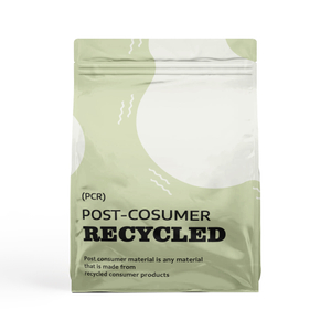 Sac à fond plat recyclé post-consommation