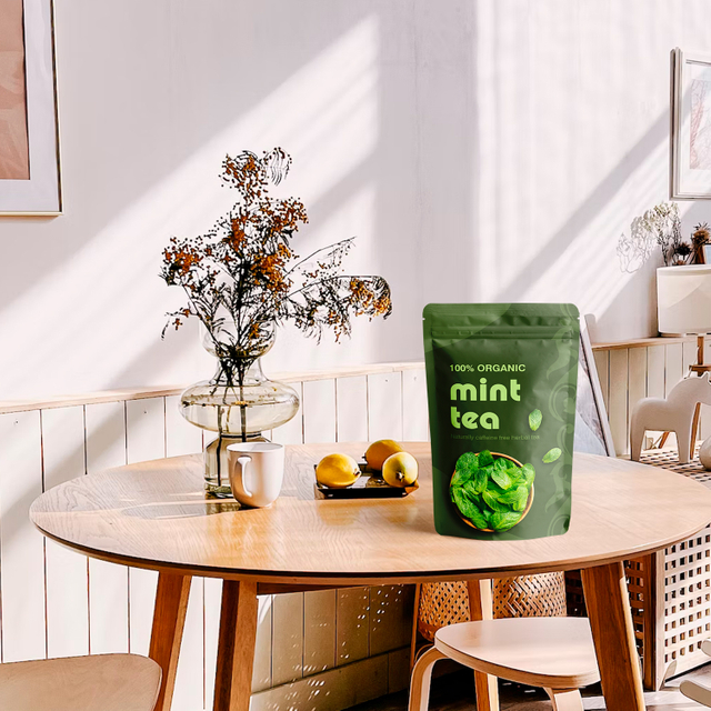 Gravure imprimant 100 sacs d'emballage compostables colorés de thé sachets de thé organiques avec la tirette