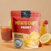 Fait sur commande tenez les sacs biodégradables de chips de pomme de terre avec l'entaille de larme