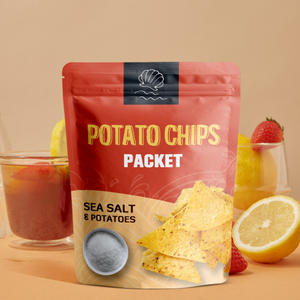 Les chips de pomme de terre stratifiées de catégorie comestible mettent en sac les chips faites sur commande de sacs de casse-croûte empaquetant compostable