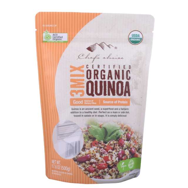 Sachets écologiques pour aliments végétaliens