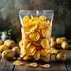 Sac en papier de tortilla Brown Tortilla de qualité alimentaire personnalisée avec fenêtre