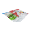 Sac d'emballage de salade végétalienne debout recyclable avec encoche de déchirure