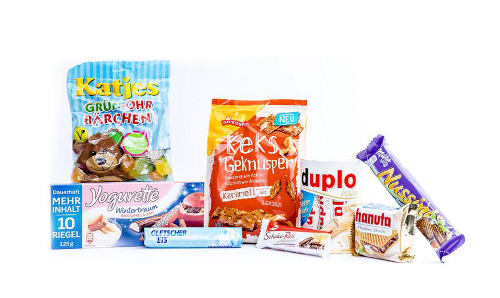 sacs de bonbons au chocolat