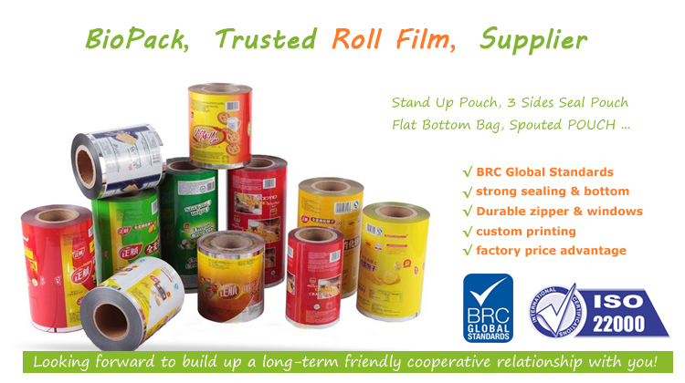 emballage de film en rouleau