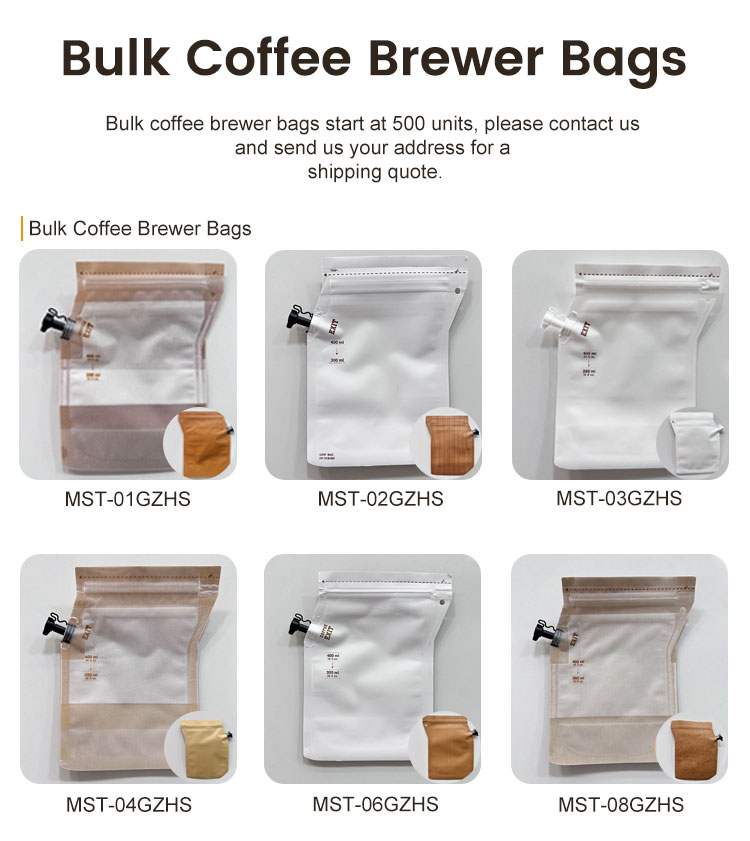 Sacs pour cafeti&egrave;re