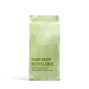 Sac à soufflet latéral recyclable à base de plantes