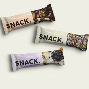 L'emballage fait sur commande de film d'actions de petit pain de conception réutilisent l'emballage de barre de granola de casse-croûte