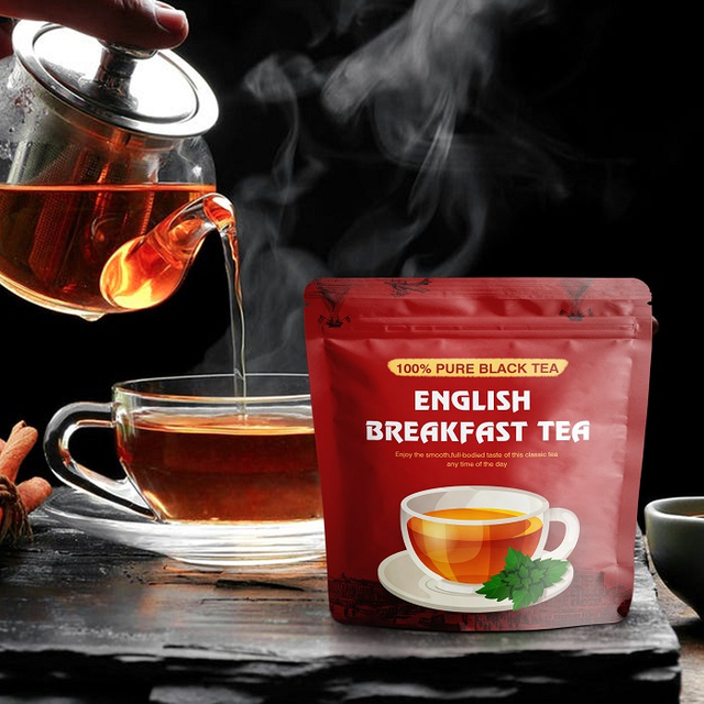 Le compostable imprimé vide libre de BPA tiennent la poche de sachet de thé vert