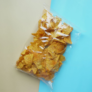 Sacs de cellophane biodégradables transparents de taille personnalisée pour chips de pomme de terre