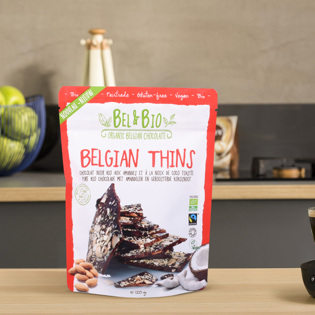 Le chocolat végétalien compostable à haute barrière met en sac les sacs écologiques de Pcakging