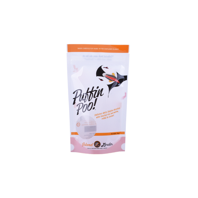 Sac de pépites de chocolat blanc mélangé recyclable en gros