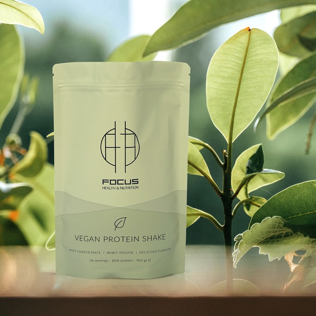 Sacs de protéines végétaliennes refermables vides bio compostables