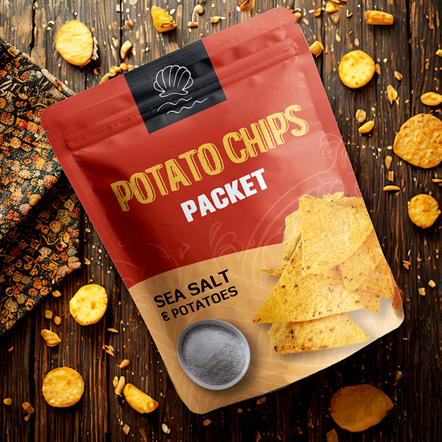 Sacs de chips personnalisés compostables