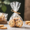 Sacs transparents de biscuits à violoncellame biodégradables personnalisés en gros