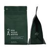 Sacs de café éco compostables personnalisés avec valve