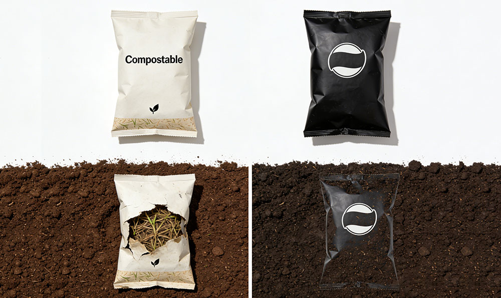 sacs de chips compostables