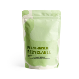 Sachet debout recyclable à base de plantes