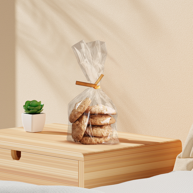 Emballage de boulangerie biodégradable écologique personnalisé en gros clair