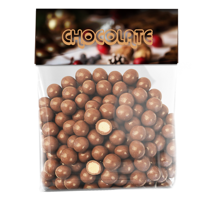 Sacs en cellophane de taille personnalisée pour chocolats blancs