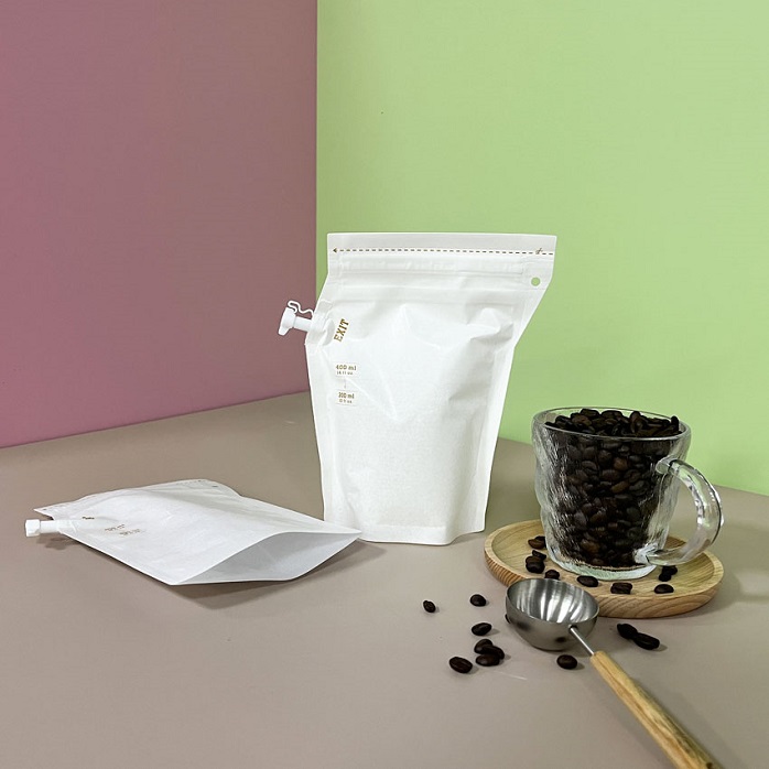 250 ml 500 ml Portable Porte-Over Coffee Brewer Ziplock Reutilisable Basse