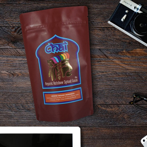 Emballage de poche de poudre de cacao Doypack refermable doublé d'aluminium laminé de haute qualité
