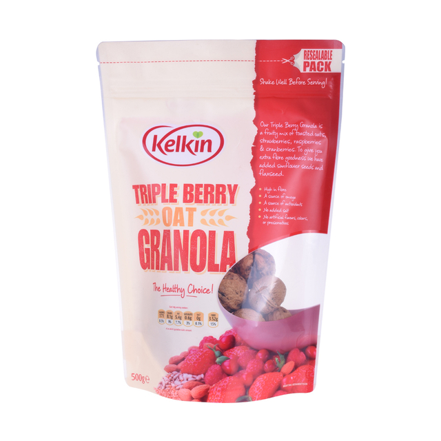 Sacs de granola bio personnalisés