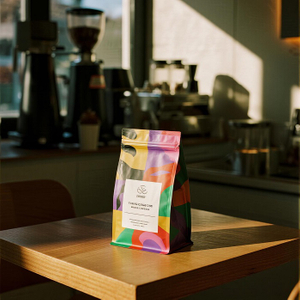 Emballage de café en carbone neutre flexible pour les petits torréfacteurs par lots
